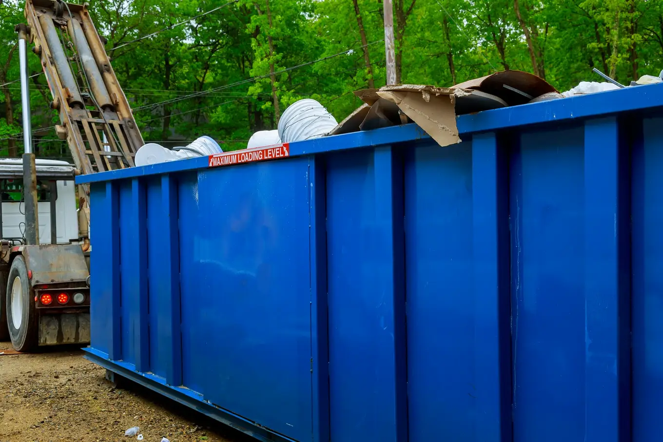kontener na odpady budowlane